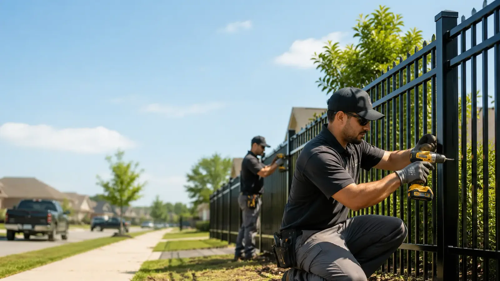 Metal Fence Installation in Dallas City, IL